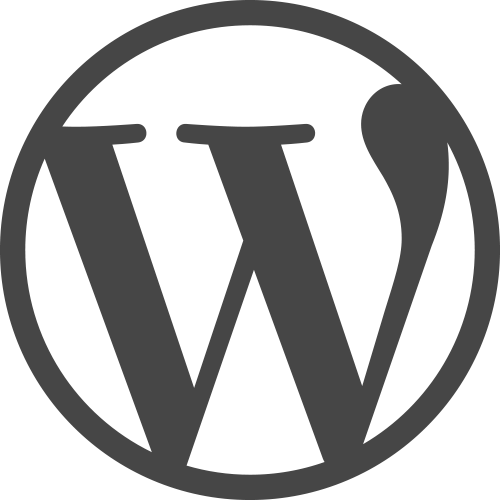 Wordpress logotype simplified