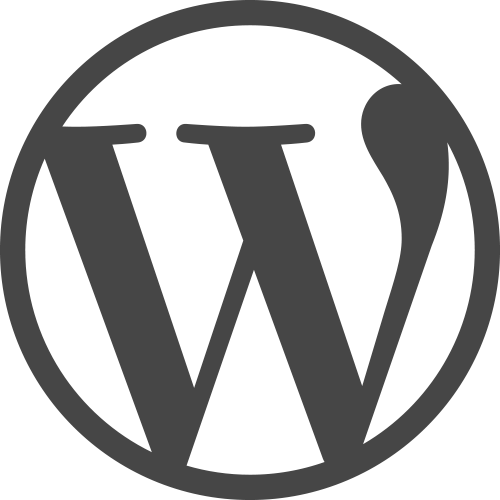 Wordpress logotype simplified