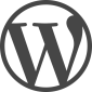 Wordpress logotype simplified